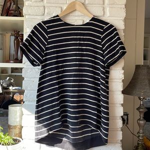 Madewell Silk Blouse Short sleeve